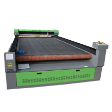 Auto feeding france big cover laser cutting machine with servo system for jeans